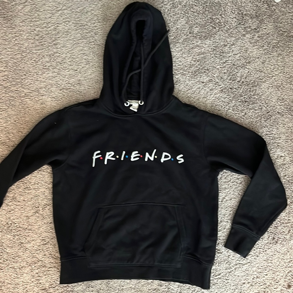 H&M Black 'FRIENDS' Graphic Hoodie